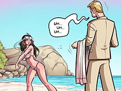 Your bathing suit has come undone - Spy games 4 by jab comix