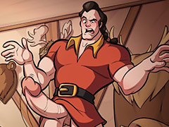 No one's dick leaves us all as impressed as Gaston's - Boobies and the Beast by jab comix