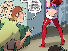 Damn, Mrs. Trudell is so fucking hot - Nurd 2 by jabcomix